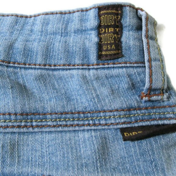 Dirt Shorts Womens Blue Denim Size 11 - Picture 6 of 6